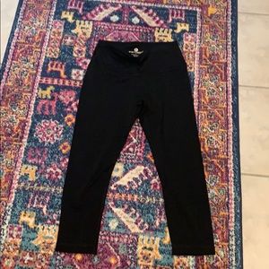 Black mid calf leggings
